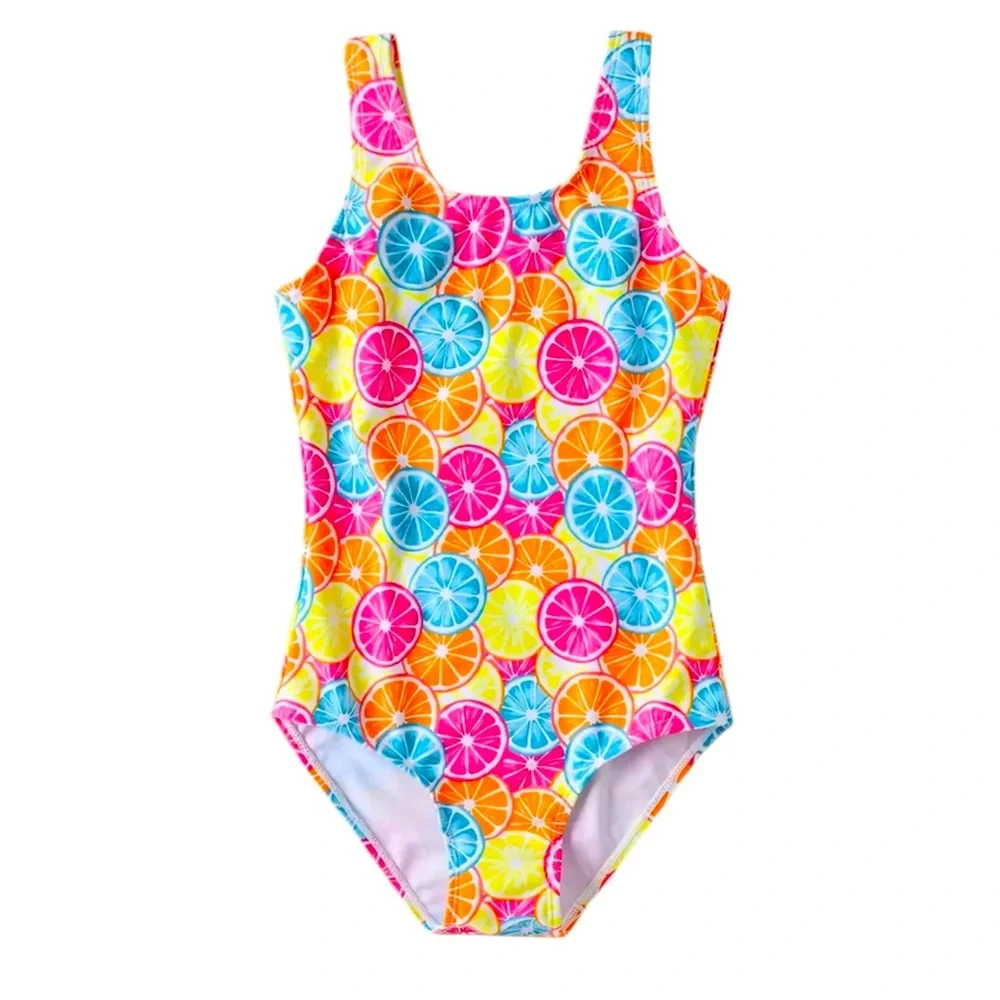 NWOT 11-12 year (child’s large) citrus leotard